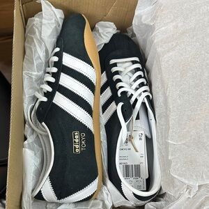 Adidas Tokyo Women's Black Suede Sneakers